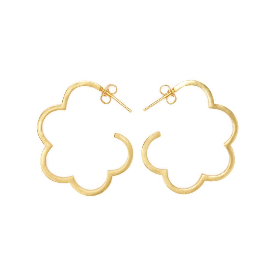Golden Flower Earrings
