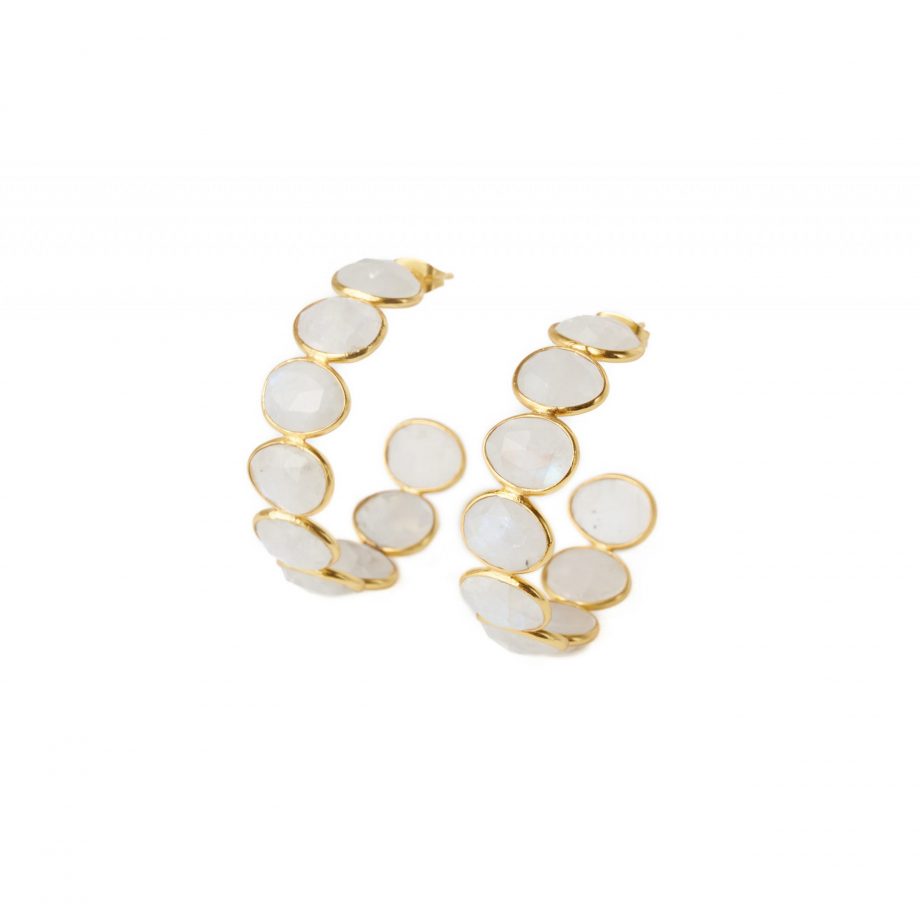 White Rainbow Earrings